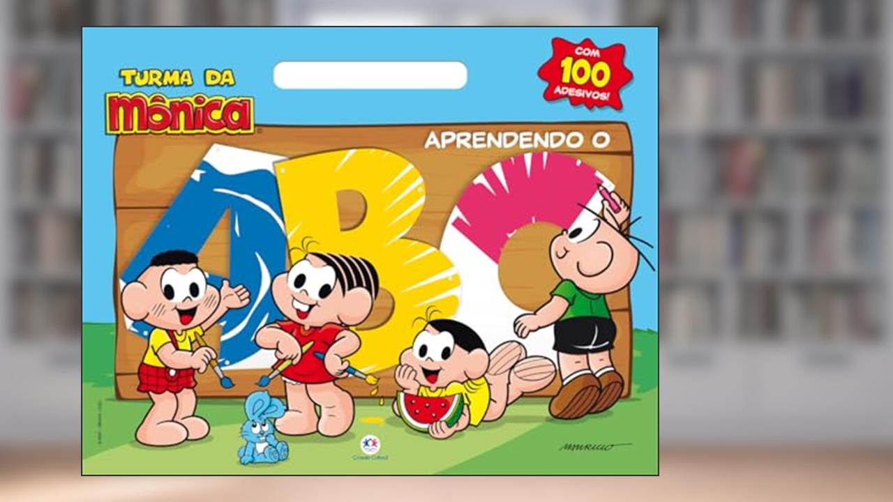 Capa de Turma da Mônica - Aprendendo o ABC, do autor Ciranda Cultural