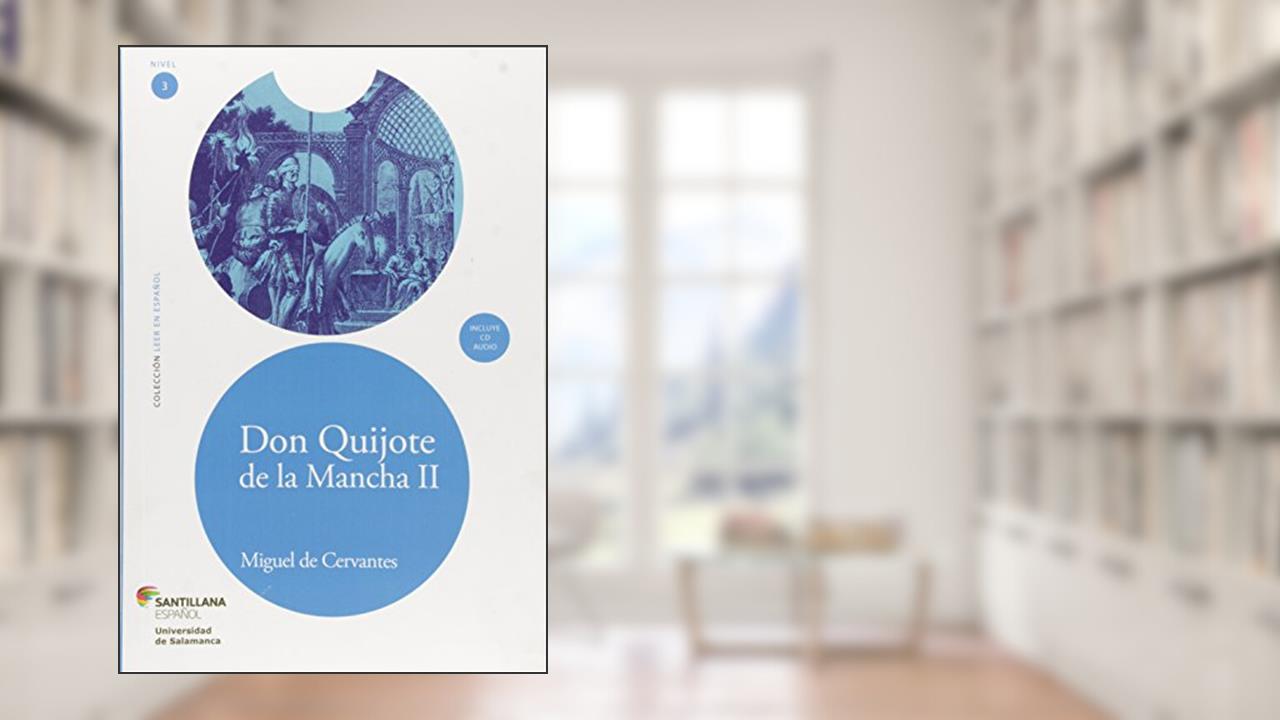 Capa de Don Quijote de la Mancha II-em Espanhol, do autor Miguel de Cervantes
