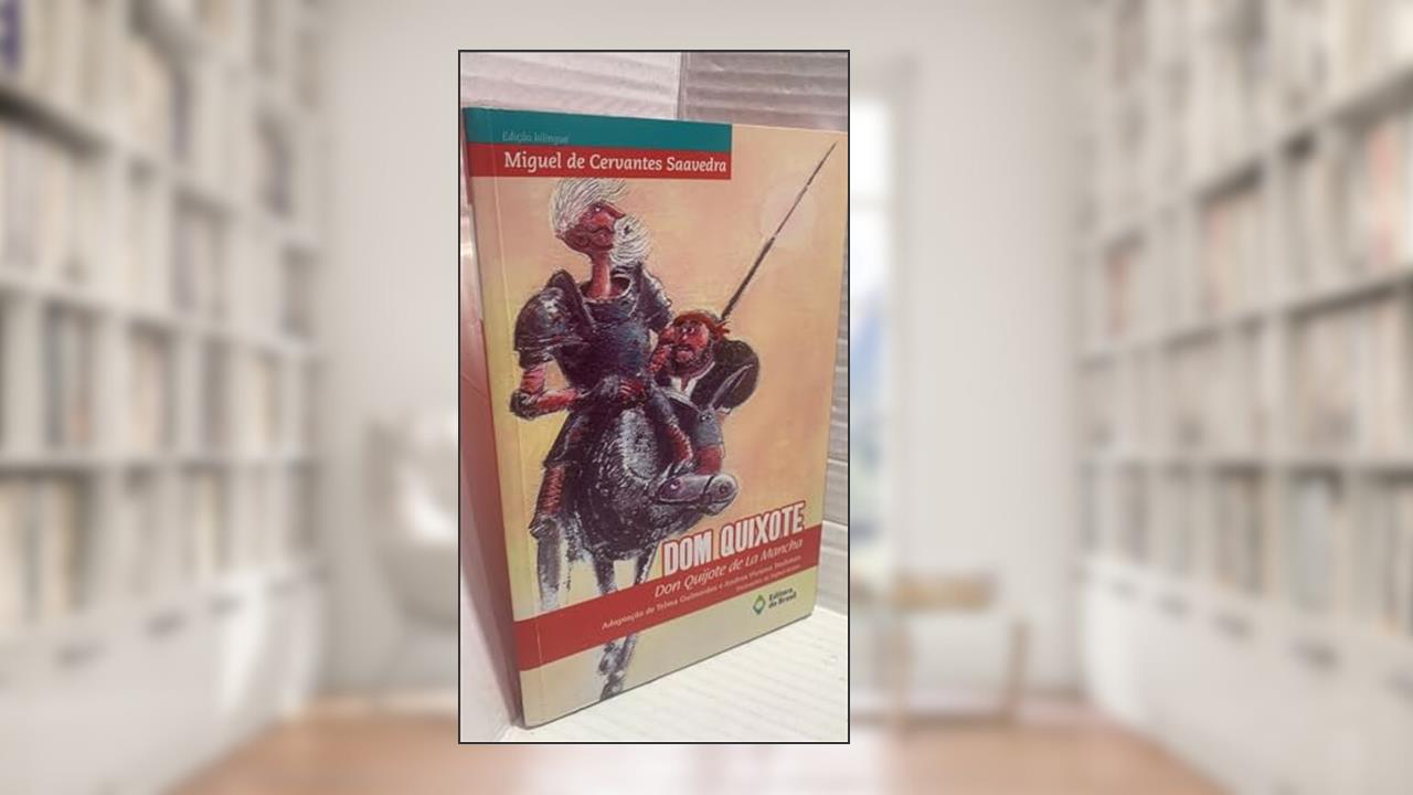 Capa de Dom Quixote: Don Quijote de la mancha, do autor Miguel de Cervantes Saavedra