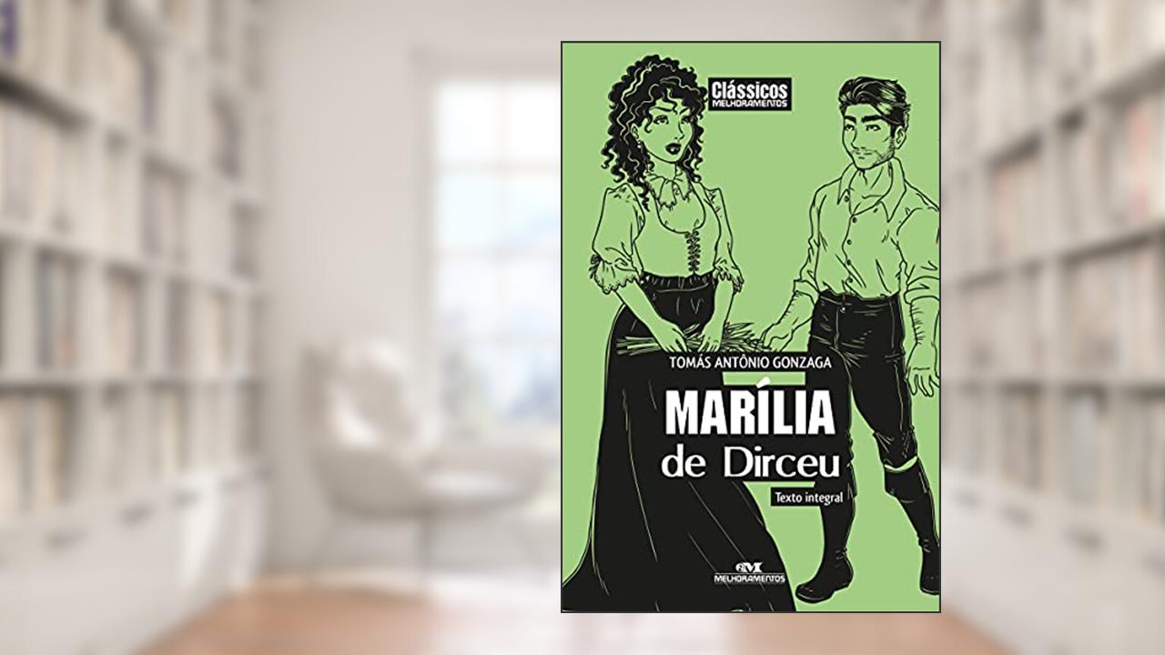 Capa de Marília de Dirceu, do autor Tomás Antônio Gonzaga