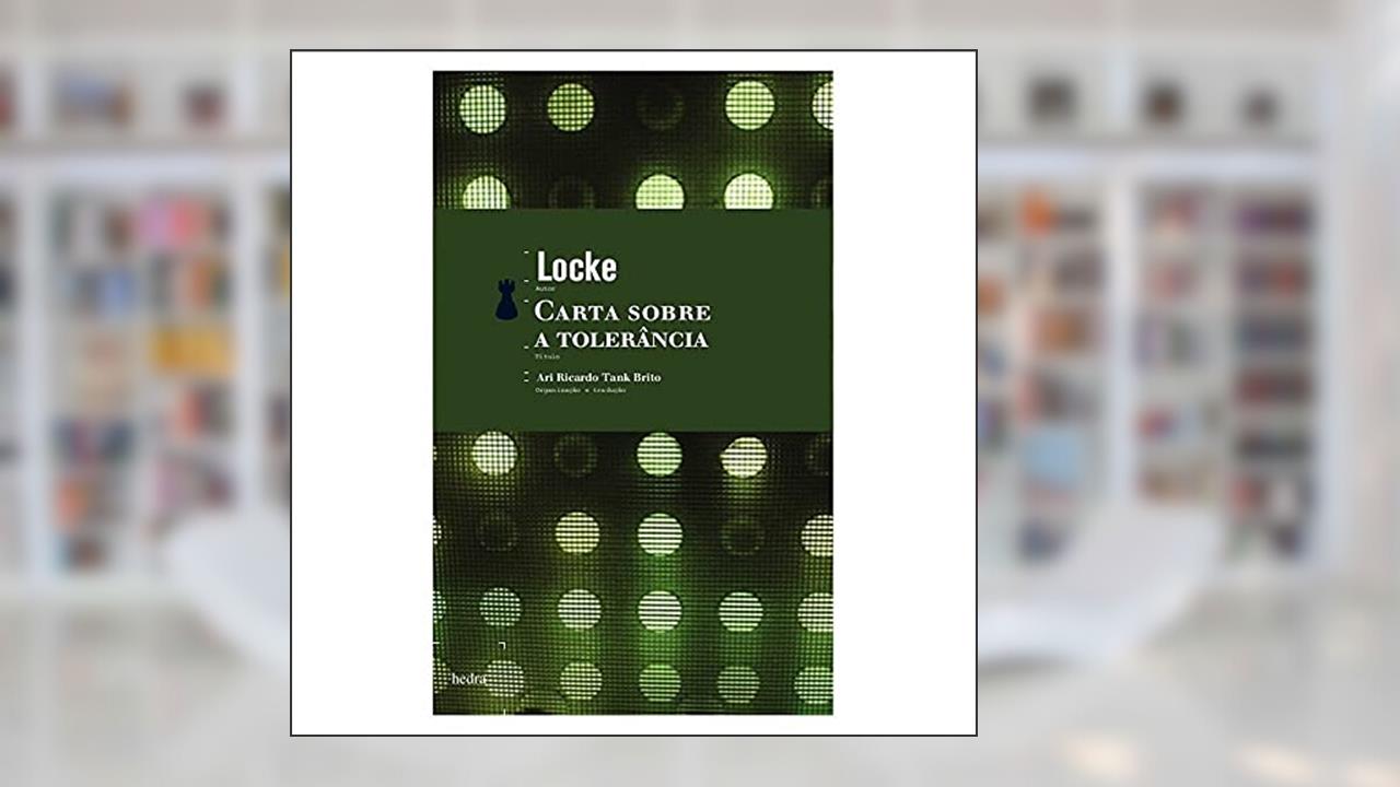 Capa de Carta sobre a tolerância, do autor John Locke