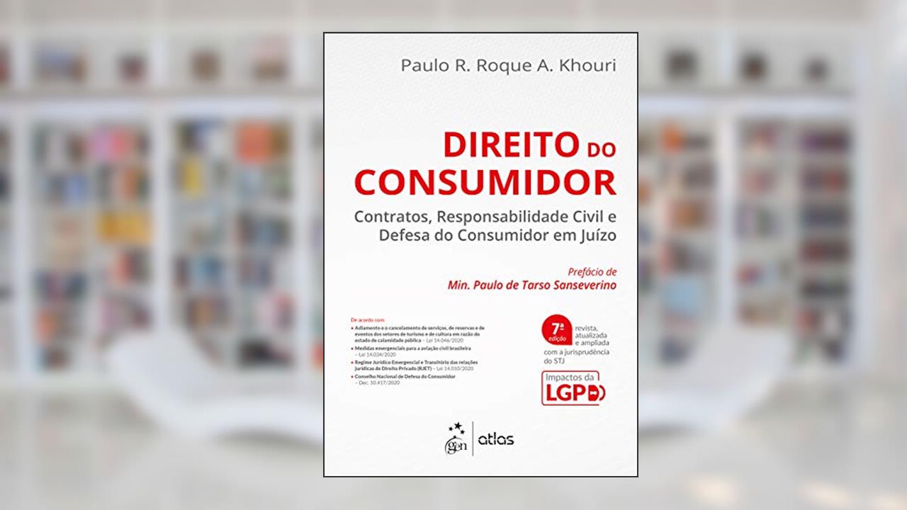 Capa de Direito do Consumidor, do autor Paulo R. Roque A. Khouri