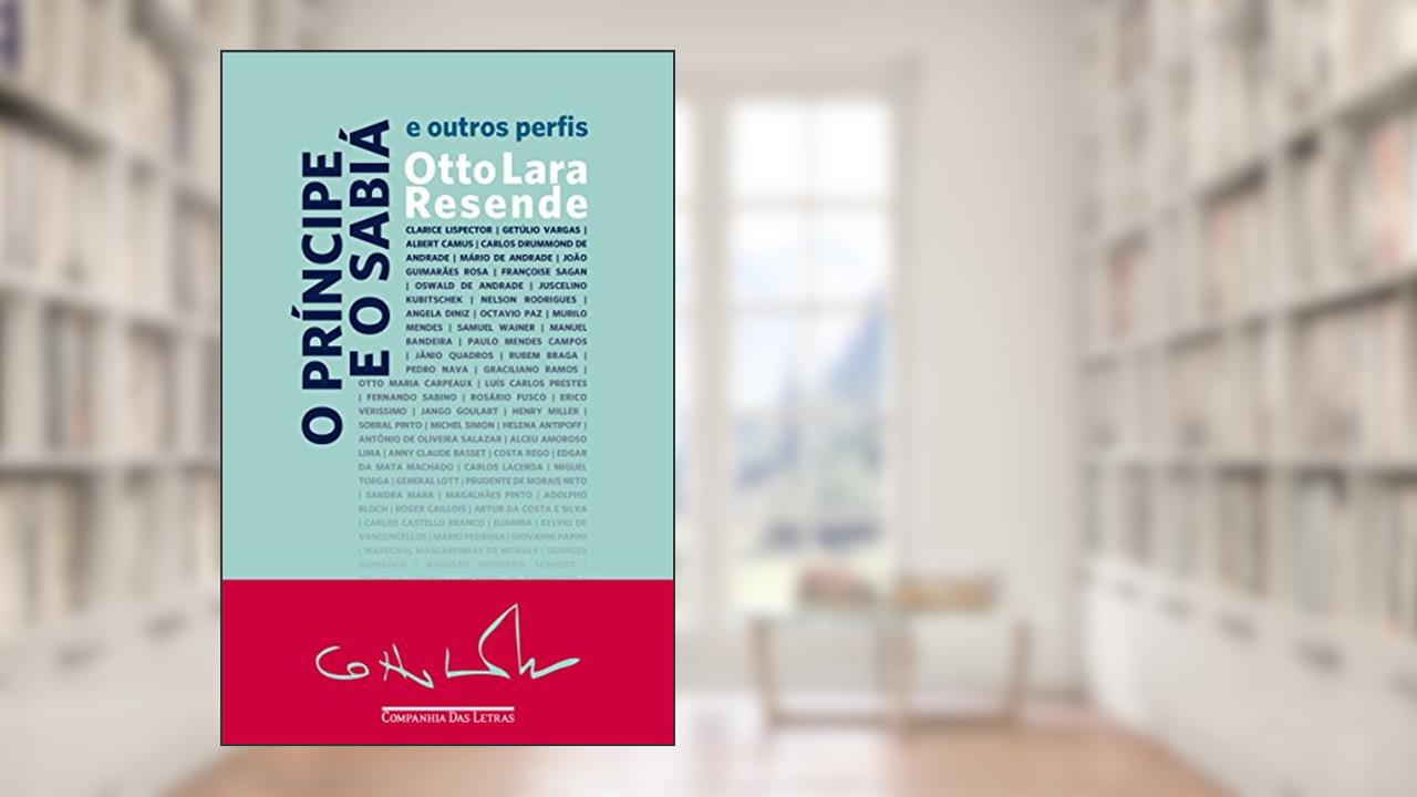 Capa de O príncipe e o sabiá - e outros perfis, do autor Otto Lara Resende