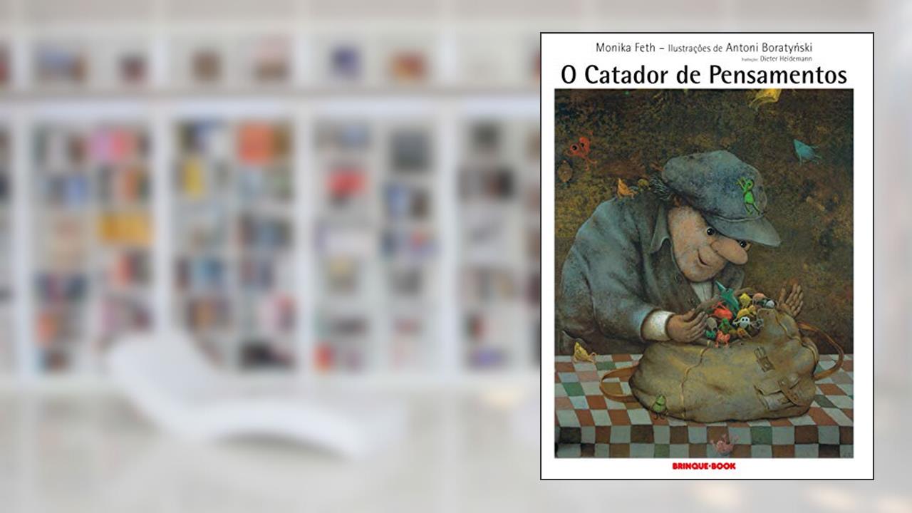 Capa de O catador de pensamentos, do autor Monika Feth