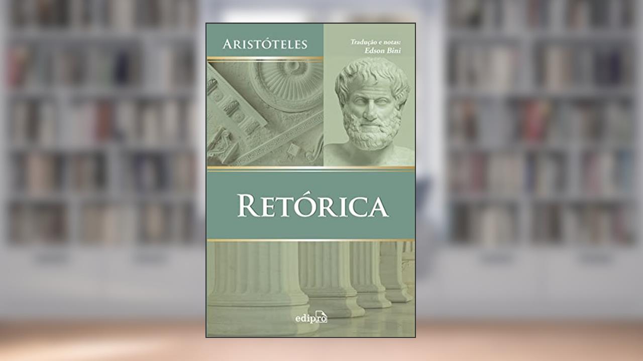 Capa de Retórica, do autor Aristóteles