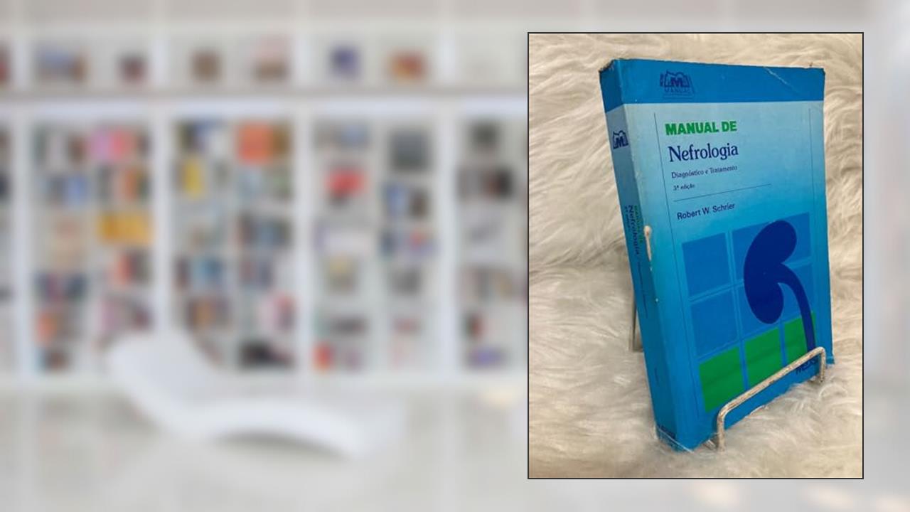 Capa de Manual de Nefrologia, do autor Robert Schrier