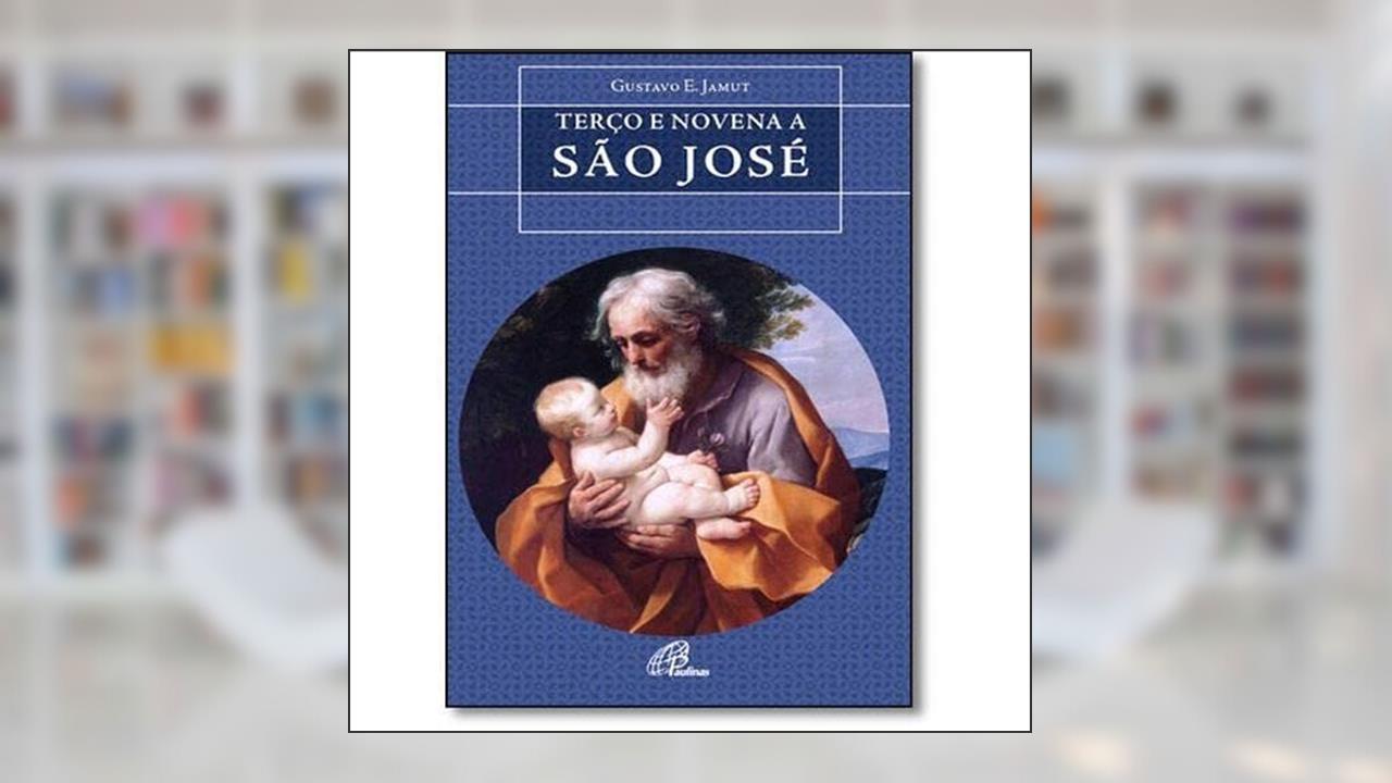 Capa de Terço e novena a São José, do autor Gustavo E. Jamut