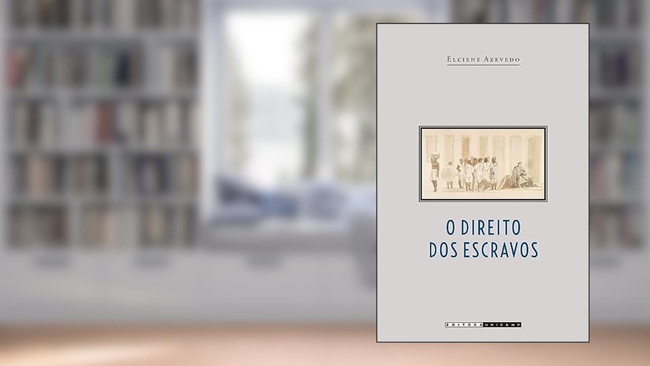 Capa de O direito dos escravos: Lutas jurídicas e abolicionismo na província de São Paulo, do autor Elciene Azevedo