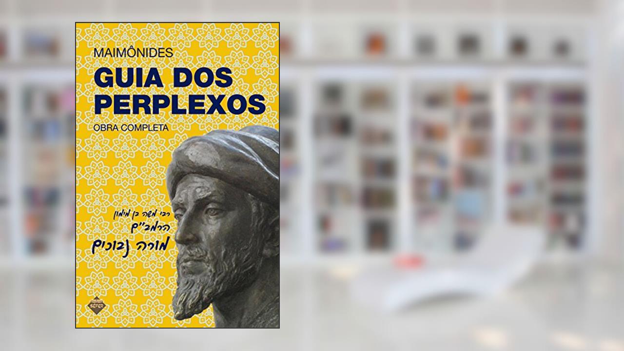 Capa de Guia dos perplexos: Obra completa, do autor Maimônides
