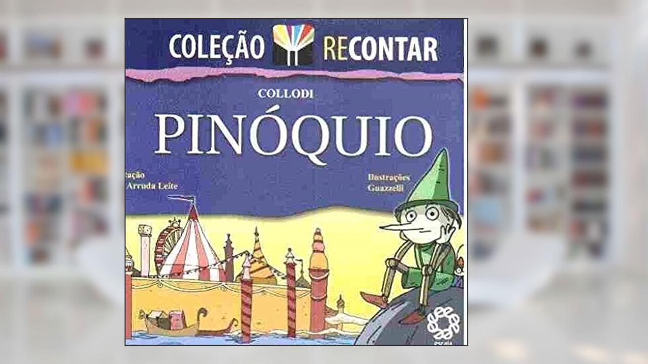 Capa de Pinoquio - Col. Recontar - 1, do autor Collodi