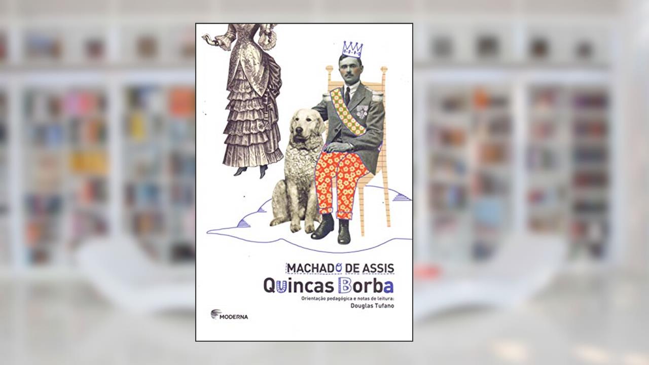 Capa de Quincas Borba, do autor Machado de Assis