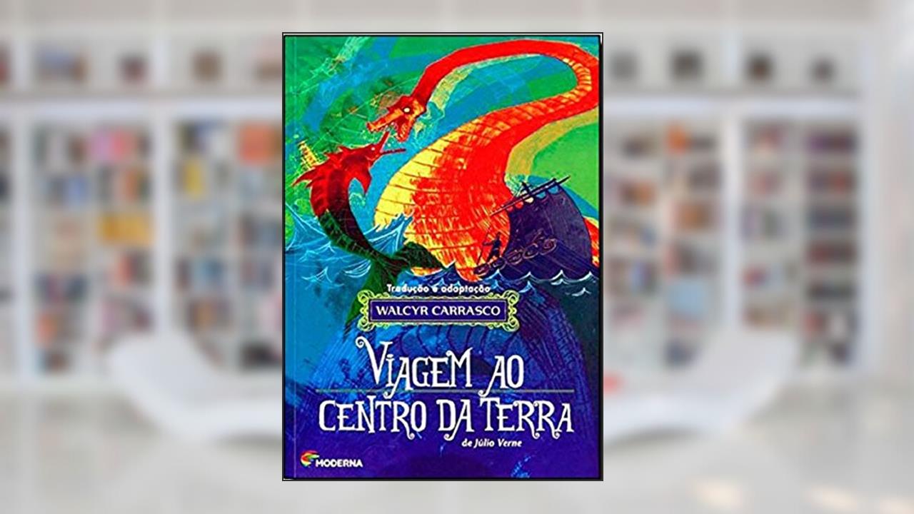 Capa de Viagem ao centro da Terra, do autor Walcyr Carrasco