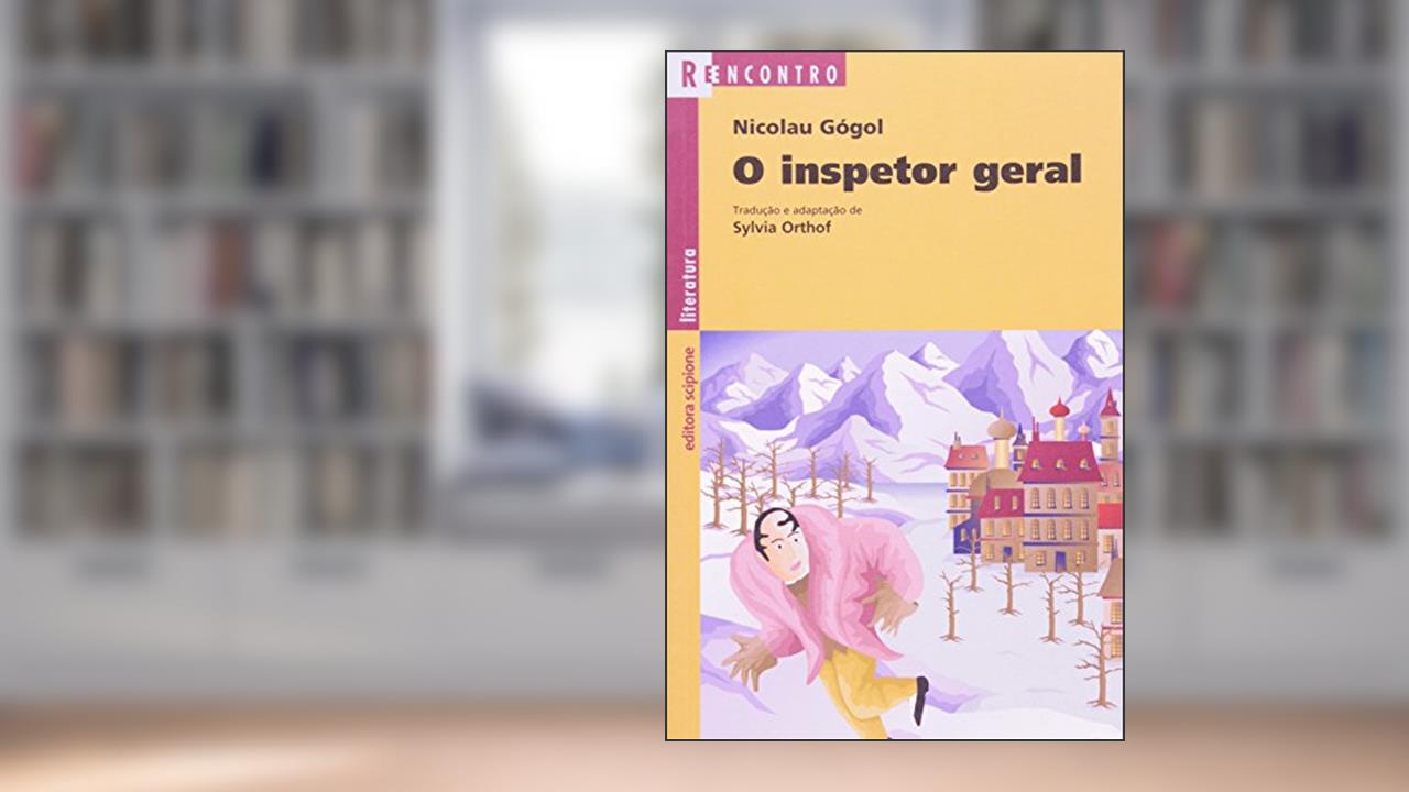 Capa de O inspetor geral, do autor Nicolau Gógol
