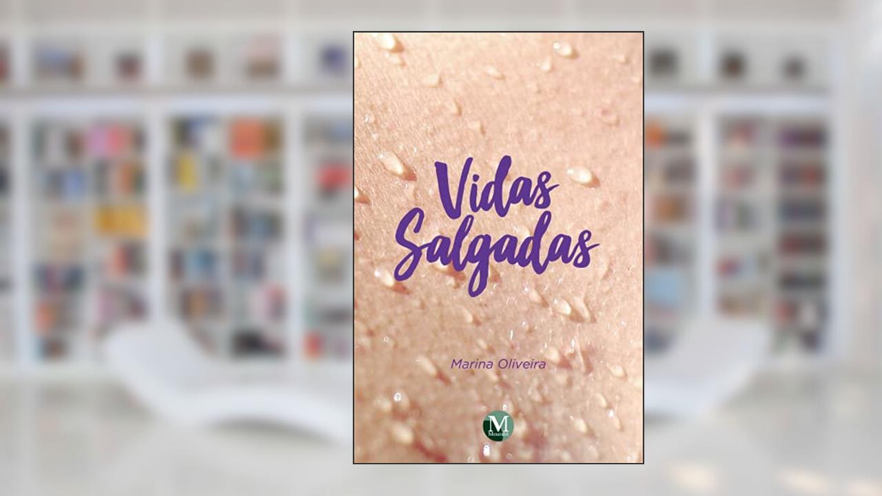 Capa de Vidas salgadas, do autor Marina Oliveira