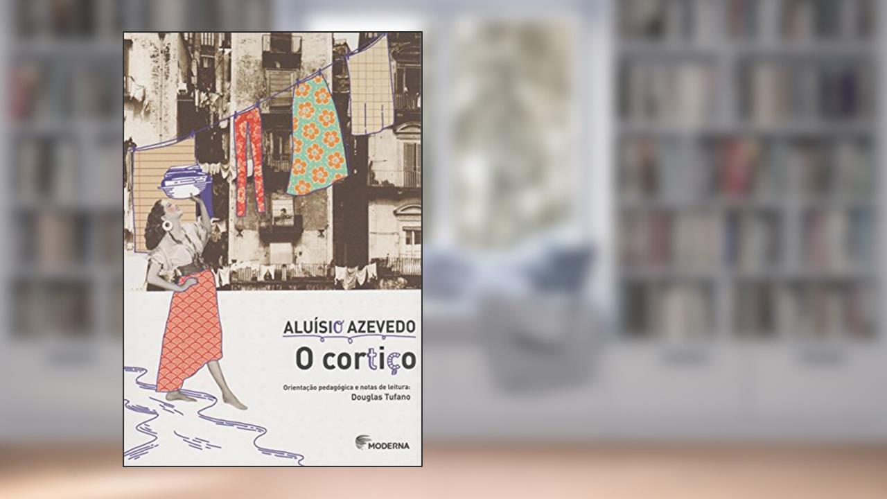 Capa de O cortiço, do autor Aluísio Azevedo