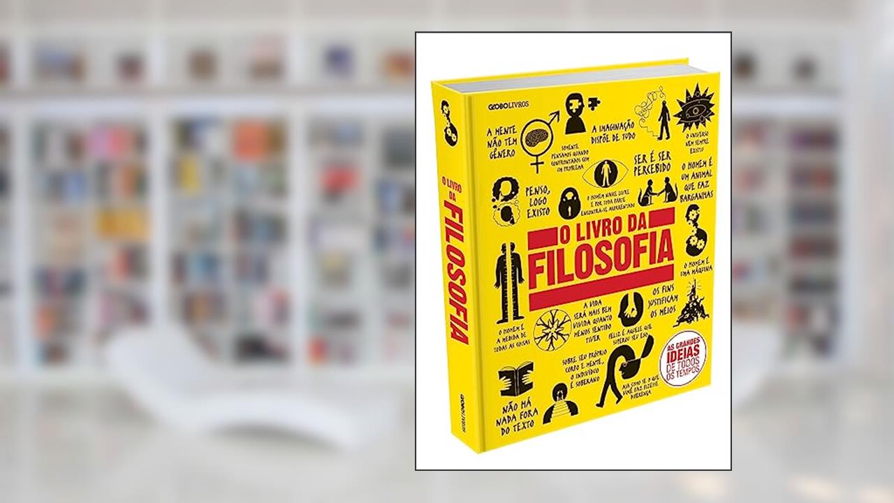 Capa de O livro da filosofia, do autor Vários