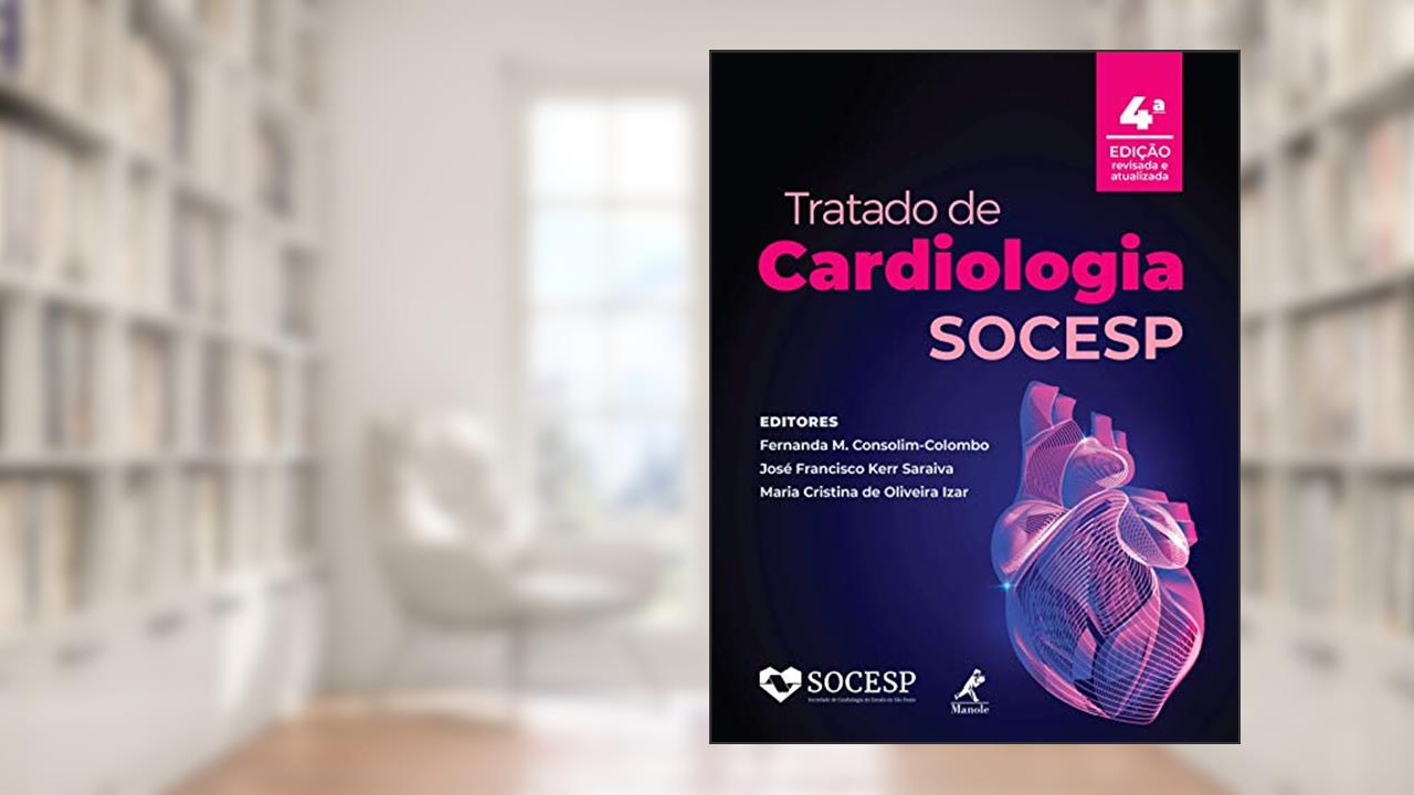 Capa de Tratado de cardiologia SOCESP, do autor Maria Cristina de Oliveira Izar