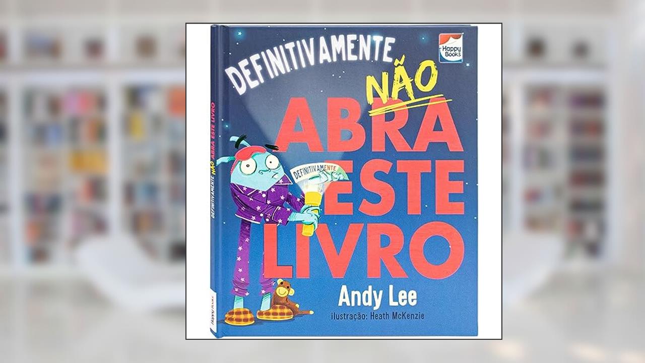 Capa de Não abra este livro...Definitivamente, do autor Andy Lee
