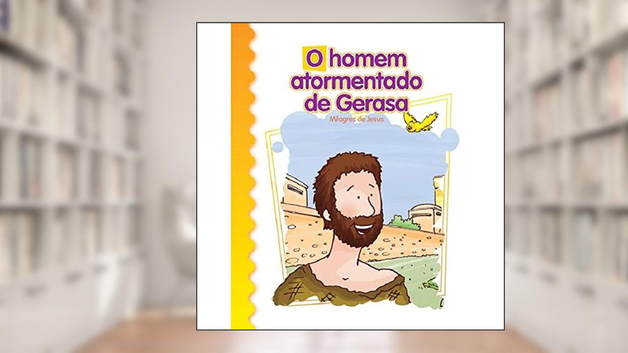 Capa de O Homem Atormentado de Gerasa, do autor Luis Daniel Londoño Silva
