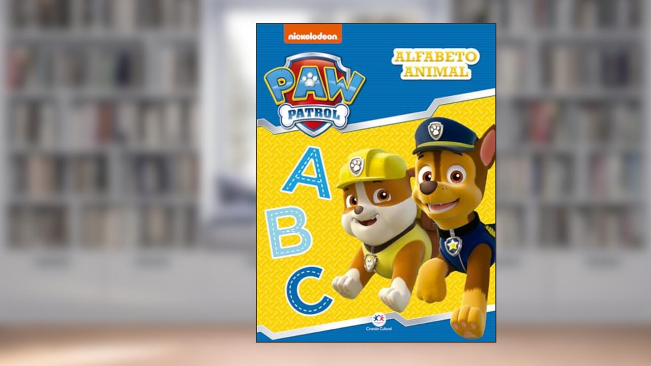 Capa de Patrulha Canina - Alfabeto animal, do autor Ciranda Cultural