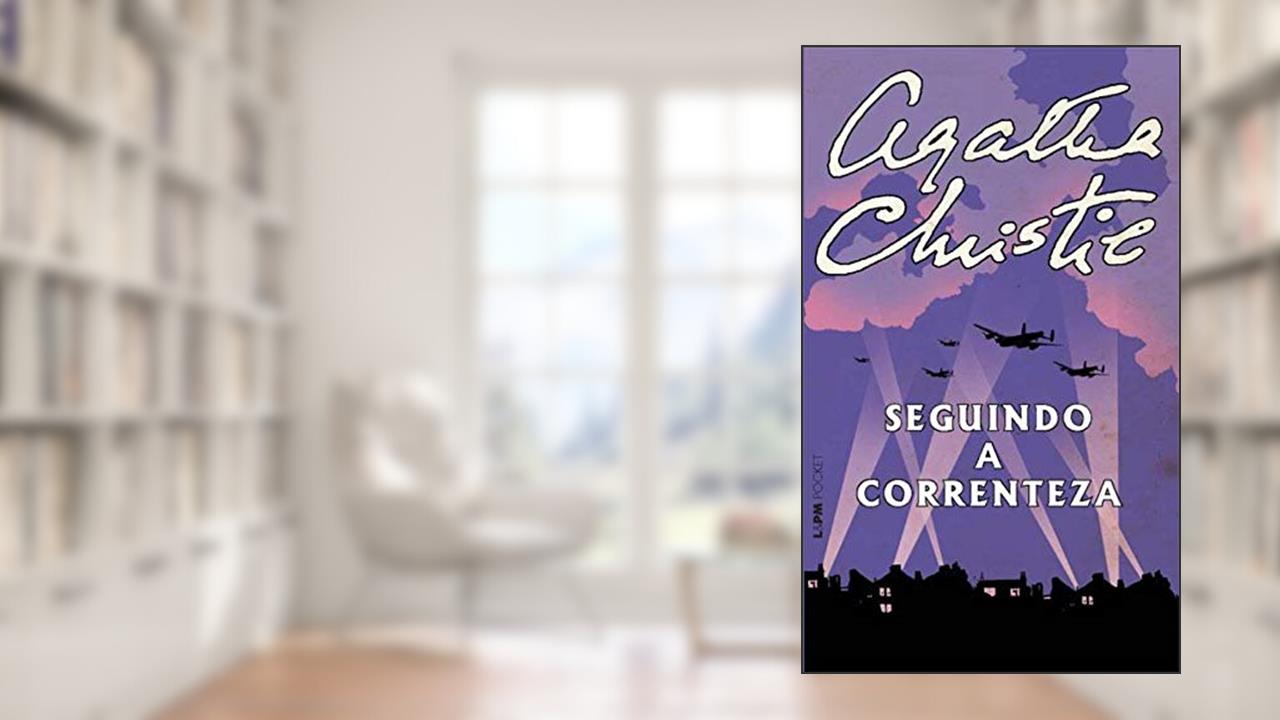 Capa de Seguindo a Correnteza, do autor Agatha Christie
