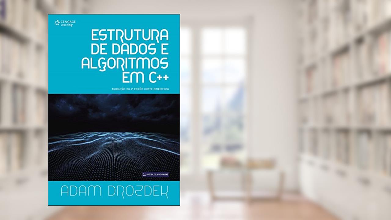Capa de Estrutura de dados e algoritmos em c++, do autor Drozdek