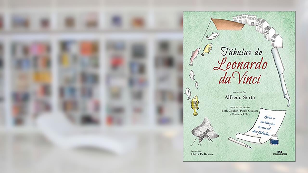 Capa de Fábulas de Leonardo da Vinci, do autor Alfredo Sertã