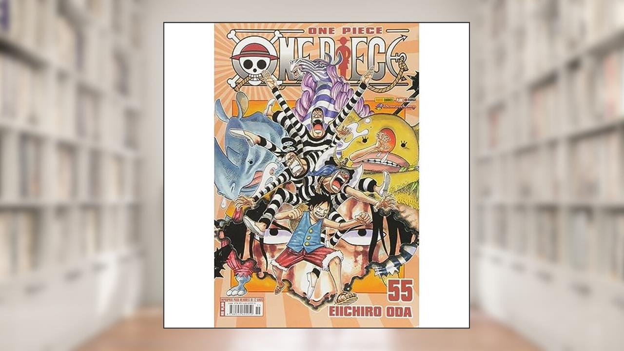 Capa de One Piece Vol. 55, do autor Eiichiro Oda