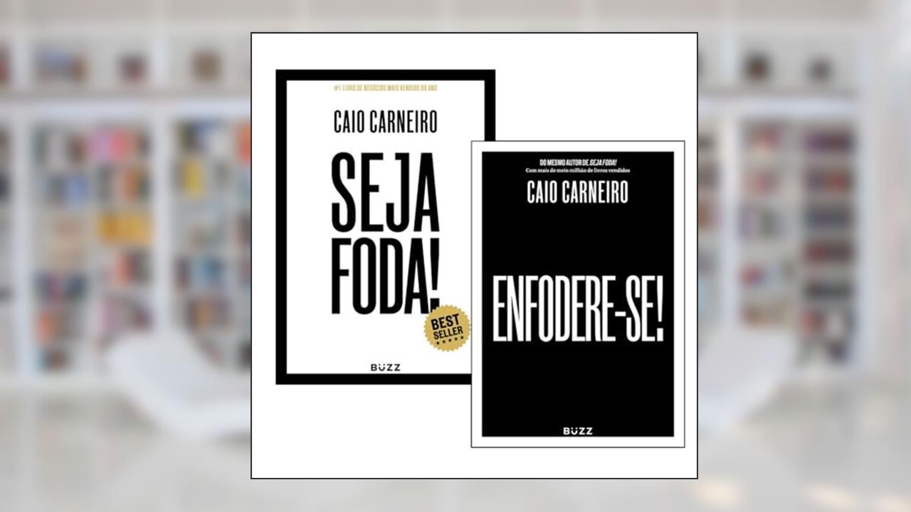 Capa de Coleção Seja Foda! + Enfodere-se!, do autor VARIOS AUTORES