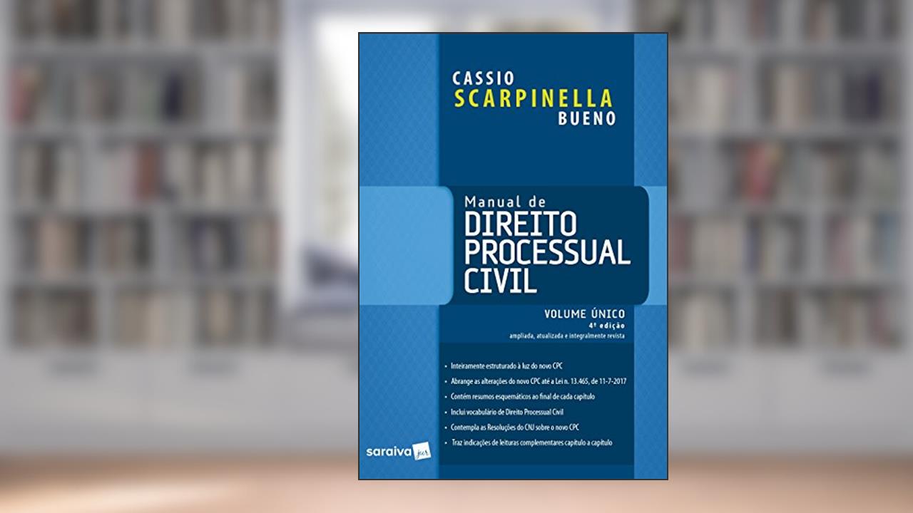 Capa de Manual de Direito Processual Civil - Volume Único, do autor Cassio Scarpinella Bueno