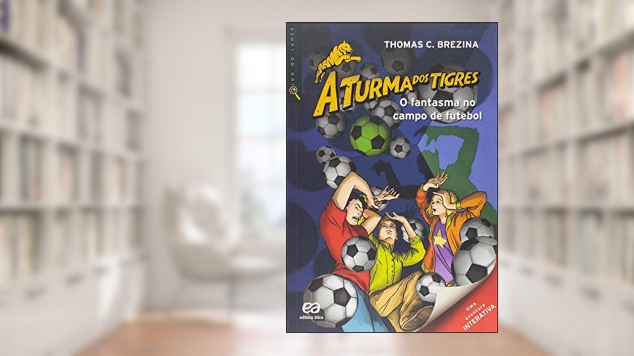 Capa de O fantasma no campo de futebol, do autor Thomas Brezina