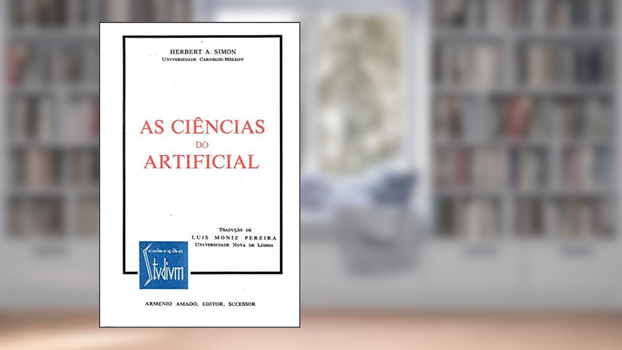 Capa de As Ciências do Artificial, do autor Herbert A.Simon
