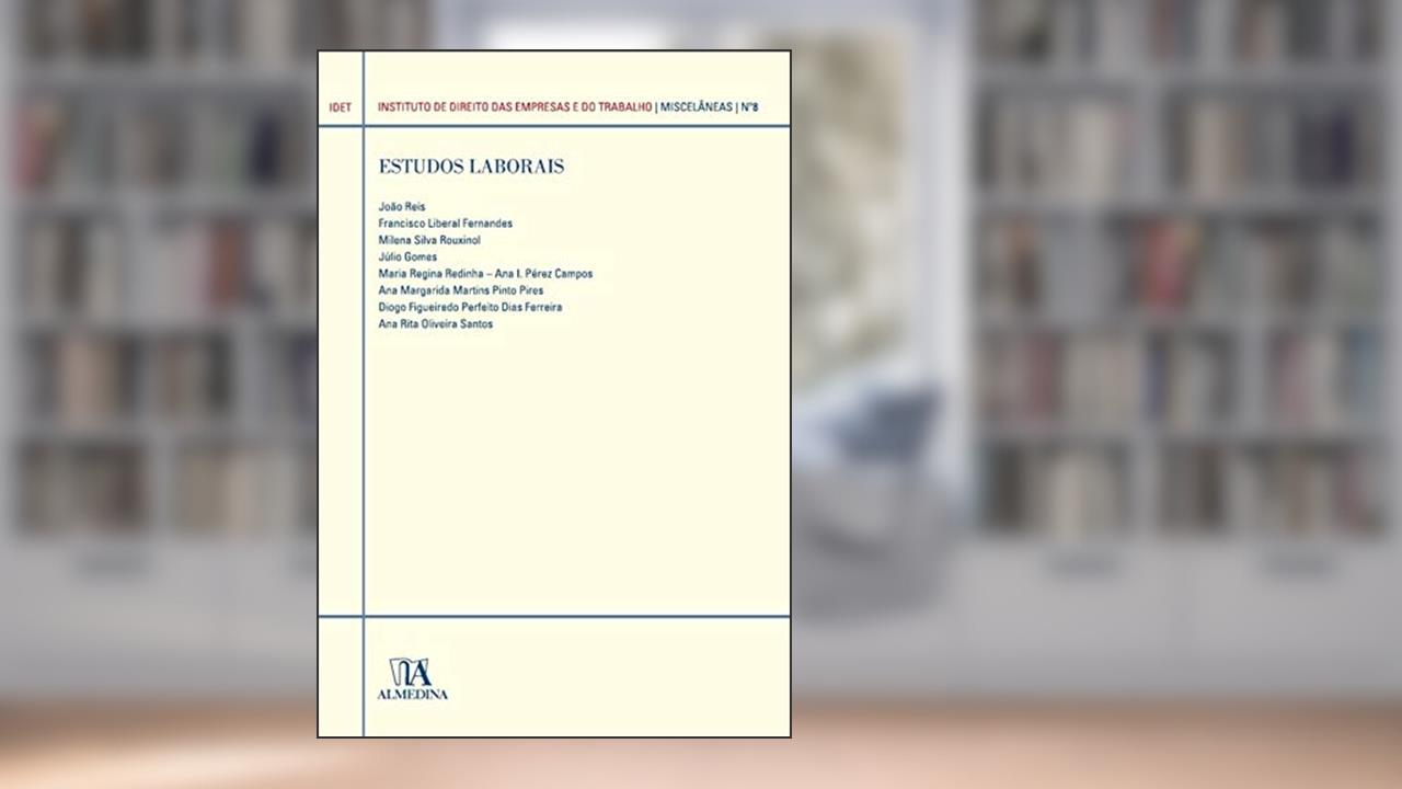 Capa de Estudos Laborais - Nº8 da Colecção, do autor Vários