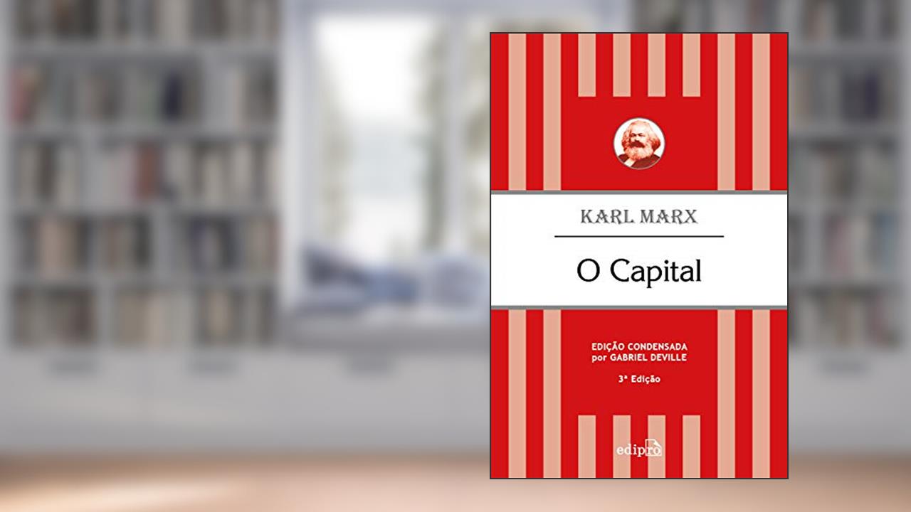 Capa de O Capital: Edição Condensada (Clássicos Edipro), do autor Karl Marx