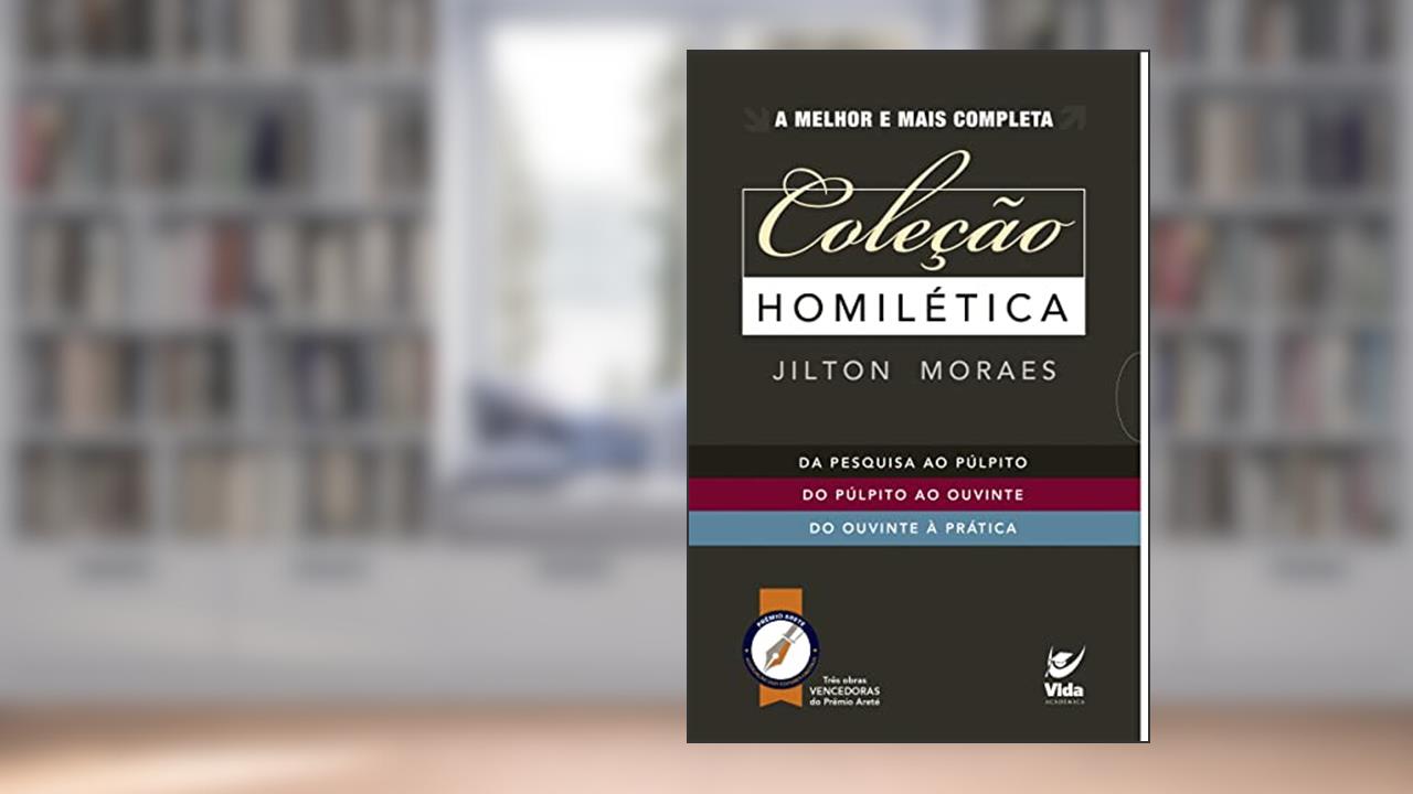 Capa de Coleção Homilética, do autor Jilton Moraes