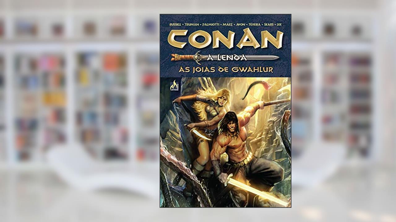 Capa de Conan a lenda - volume 03: As joias de Gwahlur, do autor P. Craig Russell; Timothy Truman; Bem Truman; Jimmy Palmiotti