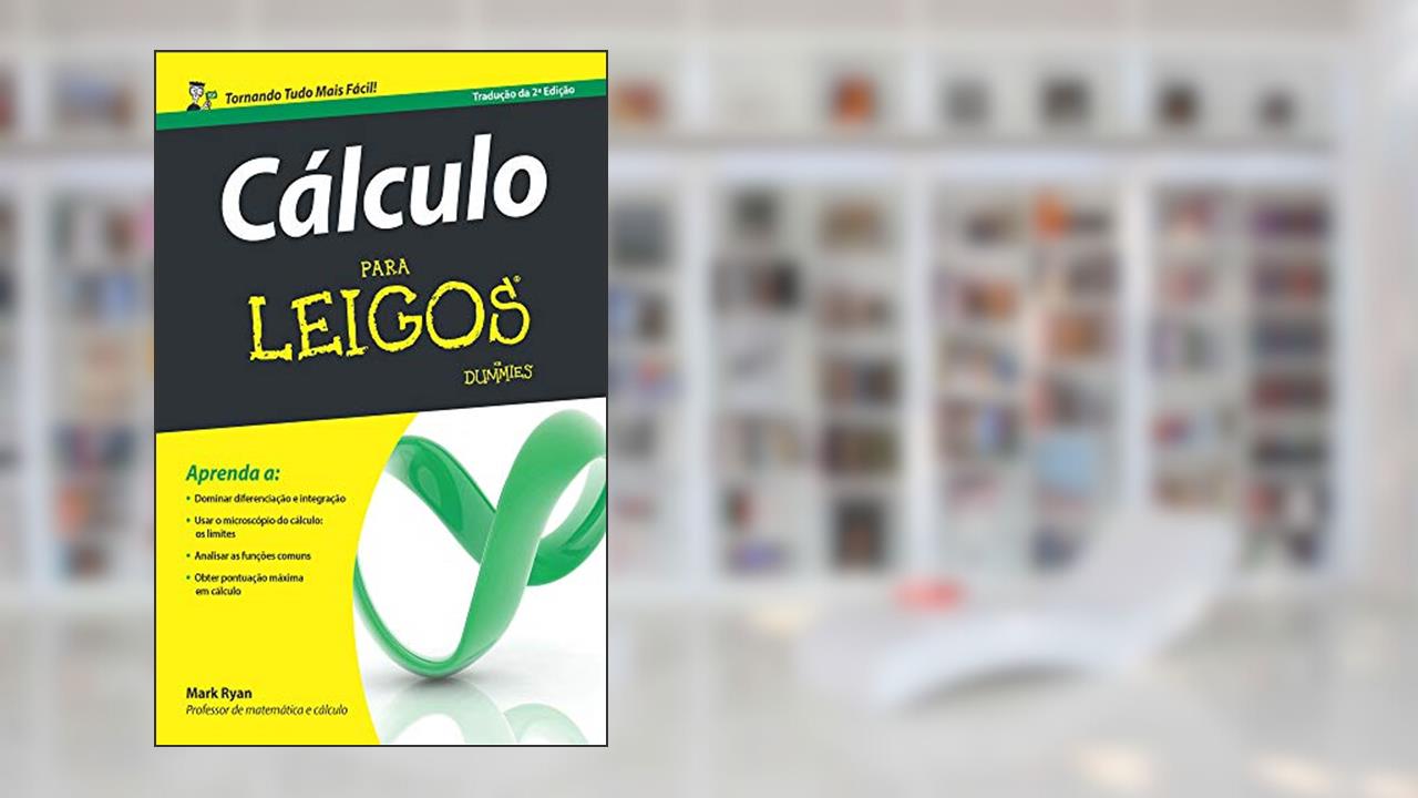 Capa de Cálculo Para Leigos, do autor Mark Ryan