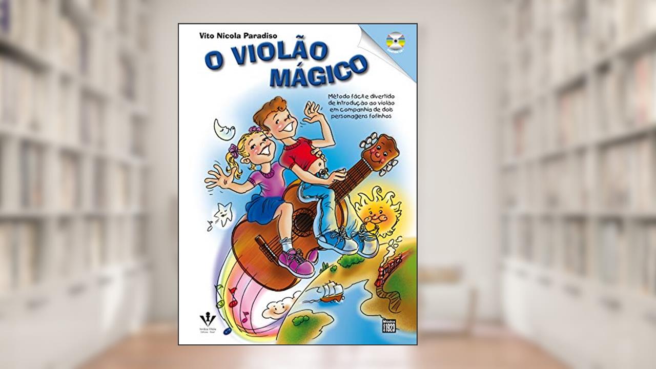 Capa de O Violão mágico, do autor Vito Nicola Paradiso