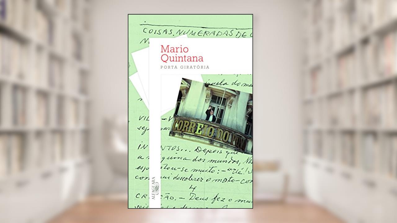 Capa de Porta giratória, do autor Mario Quintana