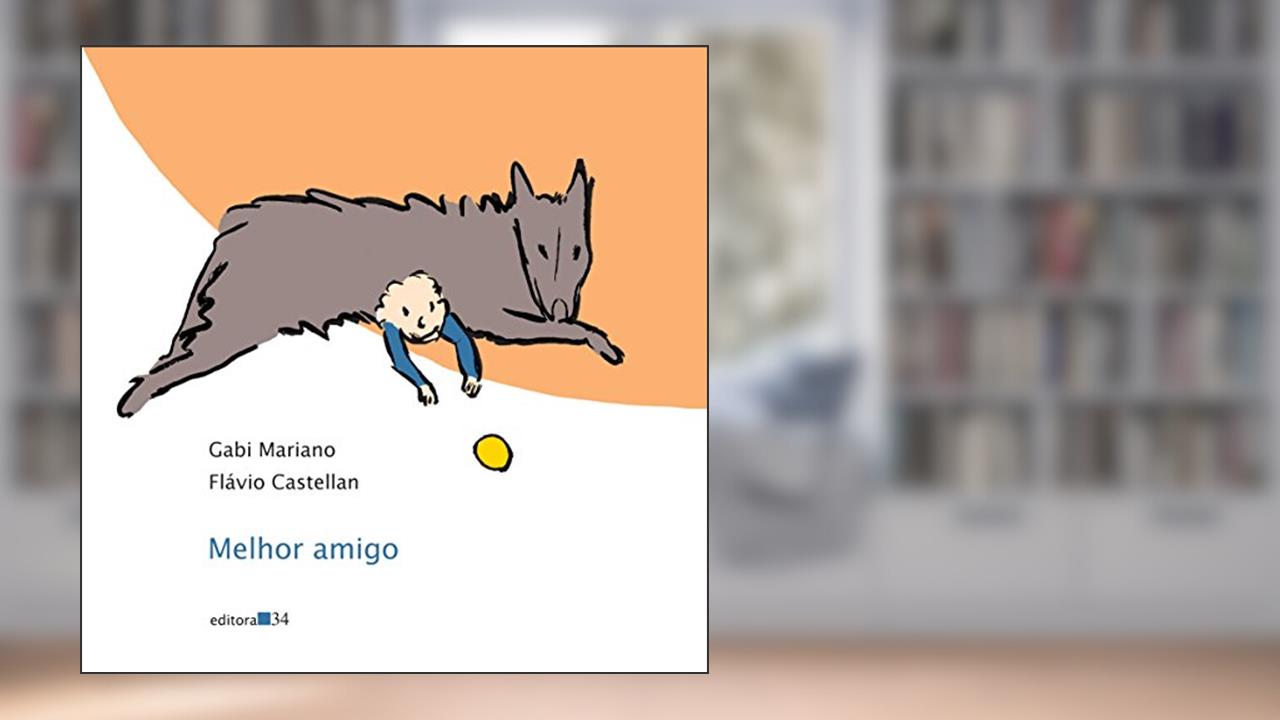 Capa de Melhor amigo, de Gabi Mariano; Flávio Castellan