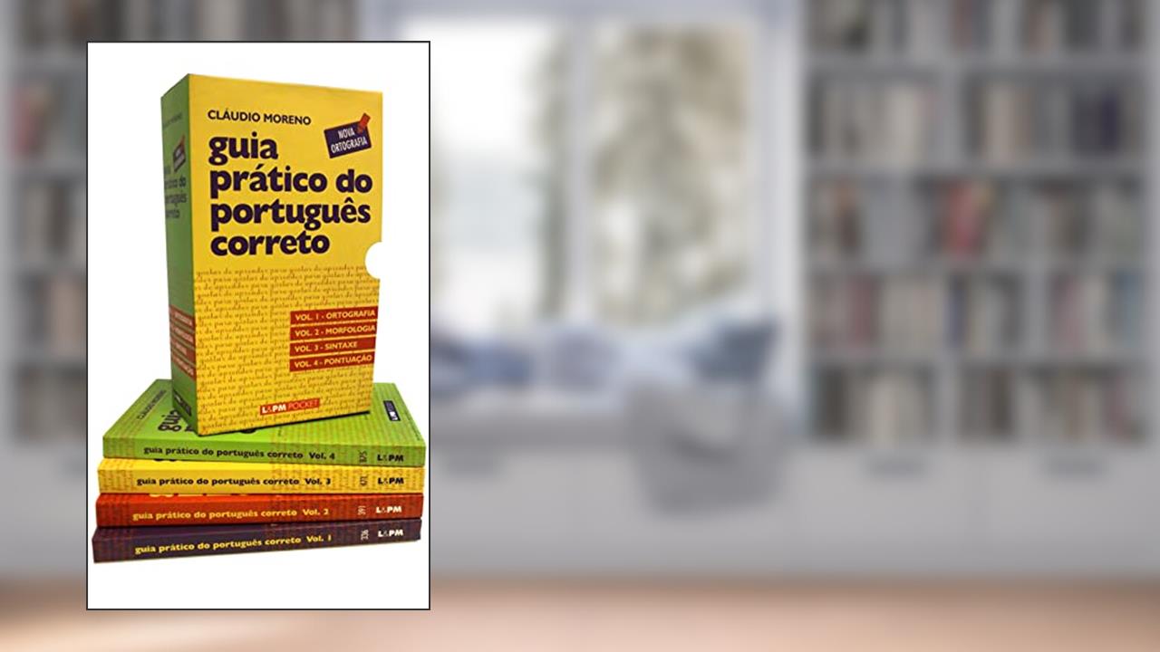 Capa de Caixa Especial Guia Prático do Português Correto, do autor Cláudio Moreno