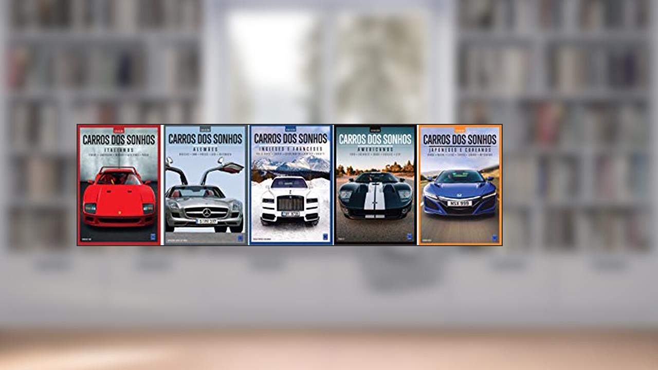 Capa de Coleção Carros dos Sonhos (Completa - 5 volumes), do autor Editora Europa