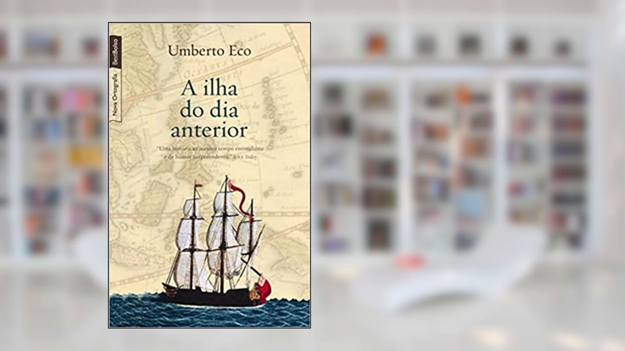 Capa de A ilha do dia anterior (edição de bolso), do autor Umberto Eco