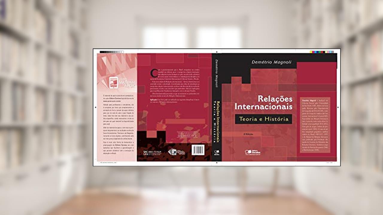 Capa de Relações internacionais: Teoria e História, do autor Demétrio Magnoli