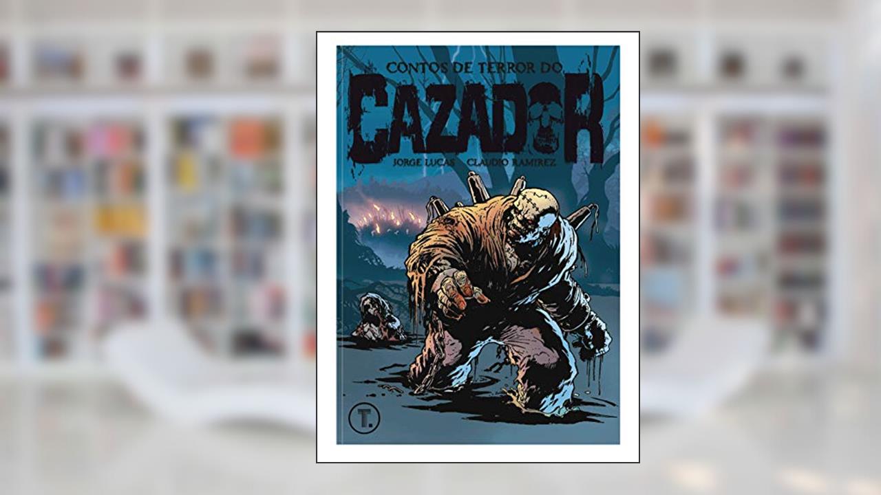 Capa de Contos de Terror do Cazador: Regresso à Arkham, do autor Jorge Lucas; Claudio Ramírez