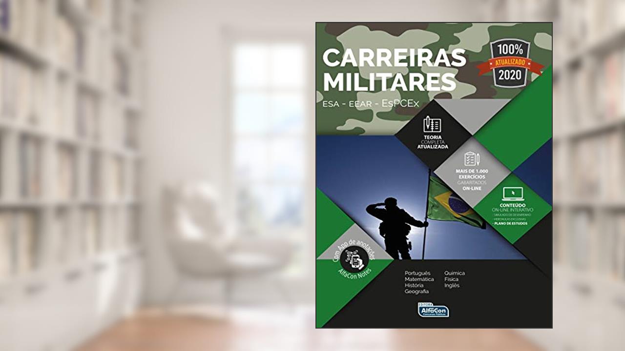 Capa de Carreiras Militares 2020: ESA - EEAR - ESPCEX, do autor Equipe Alfacon