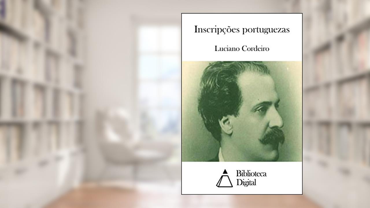 Capa de Inscripções portuguezas, do autor Luciano Cordeiro