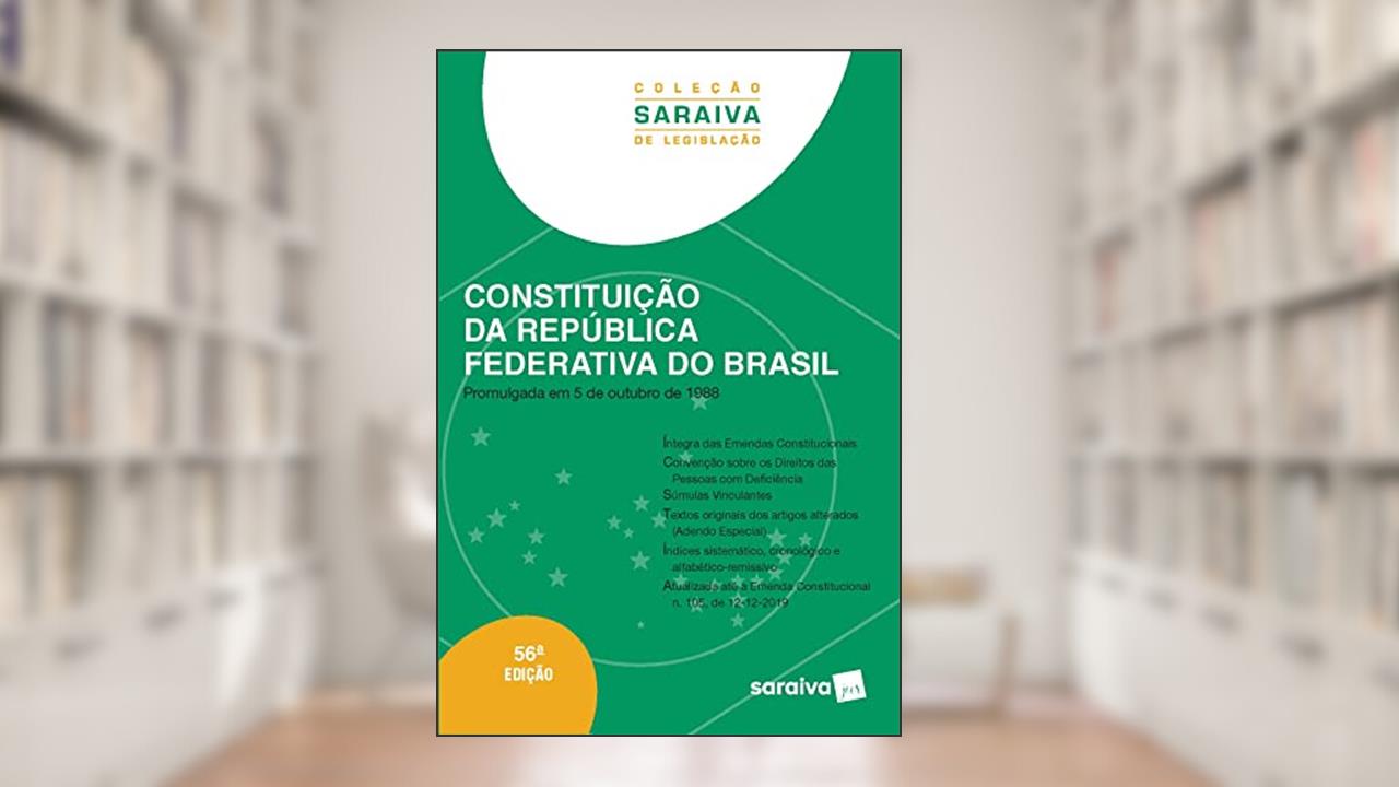 Capa de Constituição da República Federativa do Brasil - Coleção Saraiva de Legislação, do autor Editora Saraiva