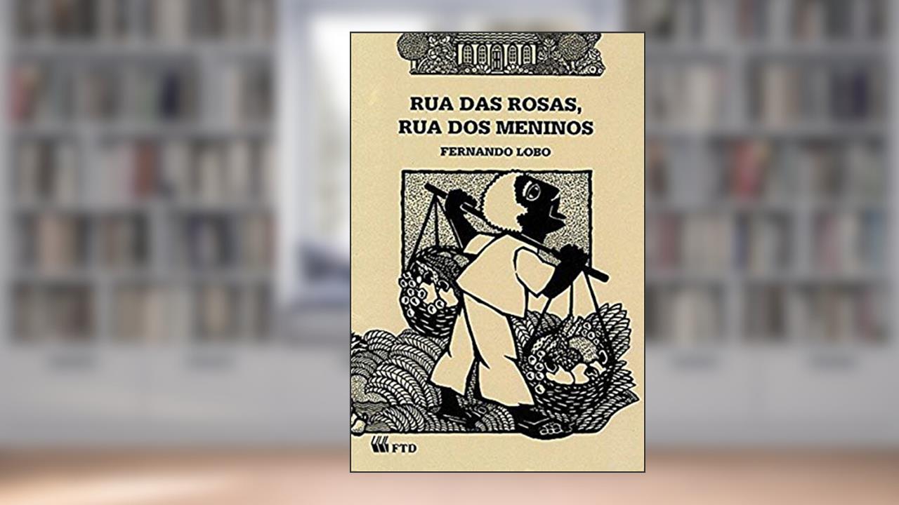 Capa de Rua das Rosas, rua dos Meninos, do autor Fernando Lobo