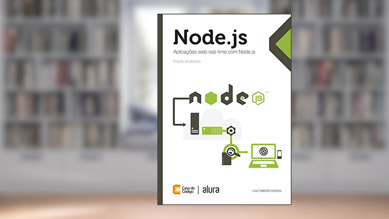 Capa de Aplicações web real-time com Node.js, do autor Caio Ribeiro Pereira